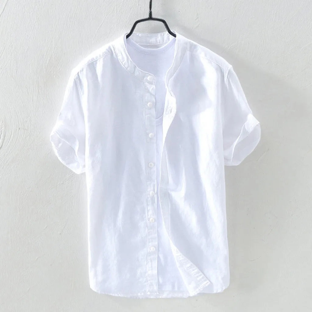 Casual Blouse Cotton Linen Shirts