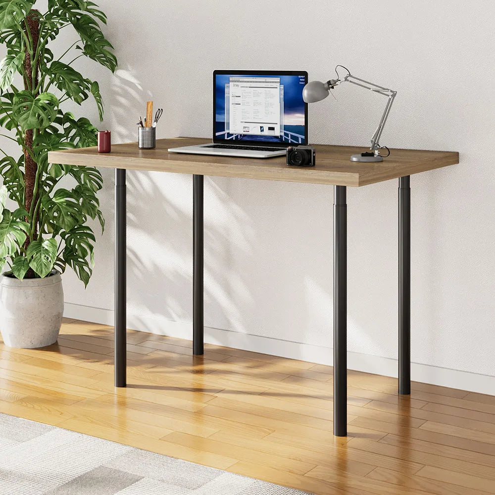 Livingandhome Height Metal Table Legs Furniture Accessories Anti-slip Black Iron Table Leg Round Metal Table Legs