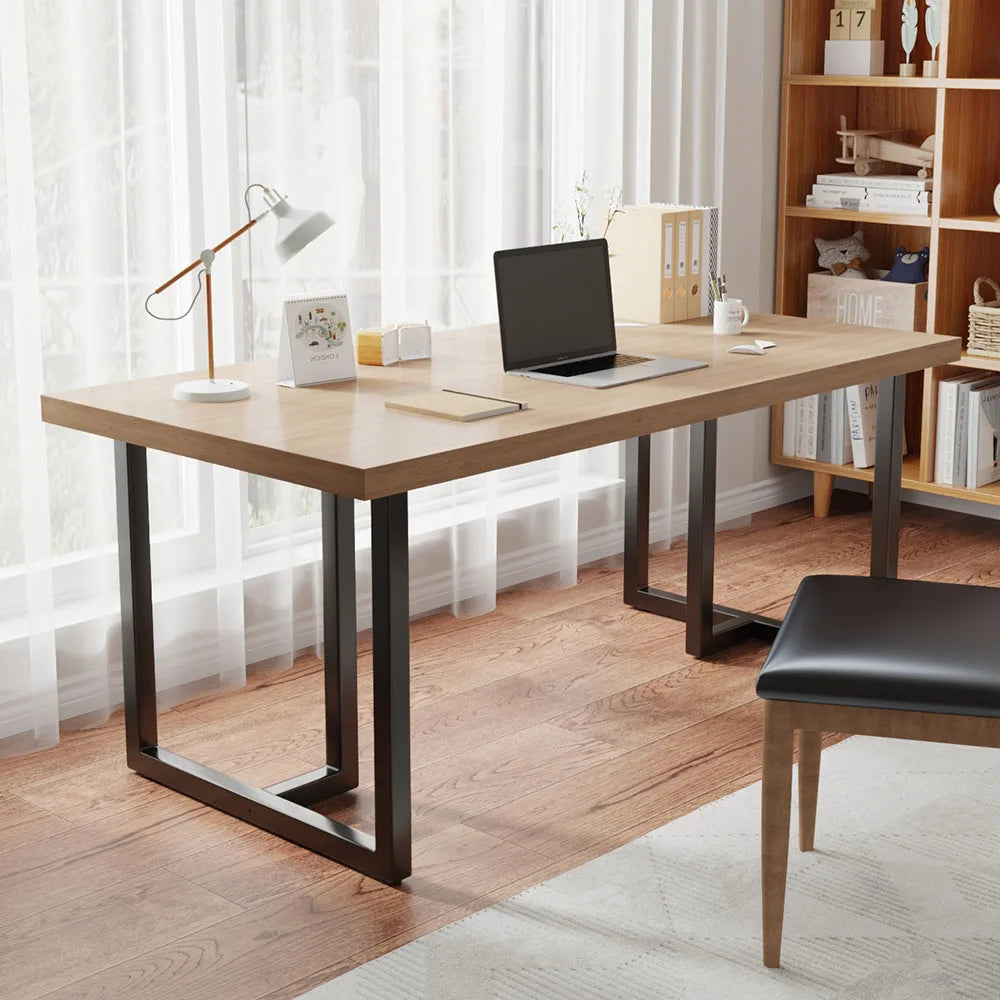 Livingandhome Height Metal Table Legs Furniture Accessories Anti-slip Black Iron Table Leg Round Metal Table Legs