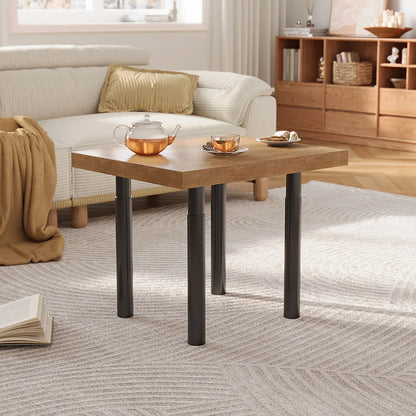 Livingandhome Height Metal Table Legs Furniture Accessories Anti-slip Black Iron Table Leg Round Metal Table Legs