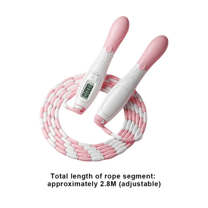 Adjustable Length Counting Jumping Rope Crossfit Speed Jumping Rope Exercise Skipping Rope for Men Women Kids Workout Equipments
