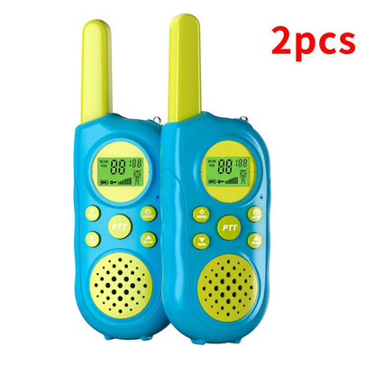 2PCS Walkie Talkie 2 Way Toy Rechargeable Batteries 8 Channels With LCD 3KM