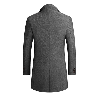 Cashmere Wool Blends Long Coat