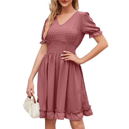 Elegant Bodycon Sexy Cotton Women'S Dress