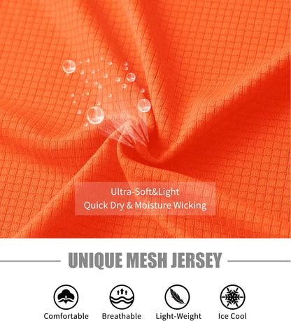 Zengjo Athletic Shirts for Men,Quick Dry Mens Workout Running Shirts Short Sleeve Lightweight Gym Permance T Shirt 2 Pack