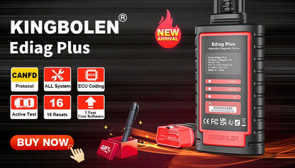 KINGBOLEN Ediag Plus, THINKCAR THINKDIAG 2 CANFD ALL System ECU Coding Active Test 16 Reset OBD2 Scanner Car Diagnostic Tools