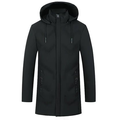 Hooded Long Coat Fleece