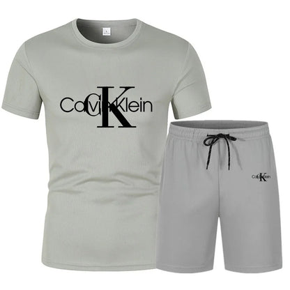 Men's new summer short sleeved set