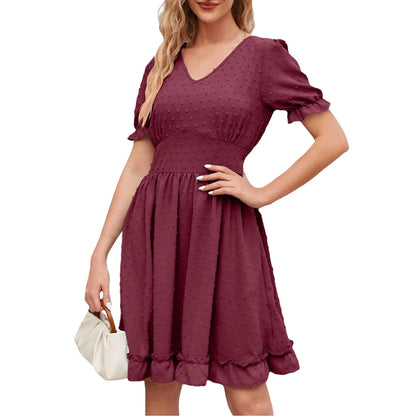 Elegant Bodycon Sexy Cotton Women'S Dress