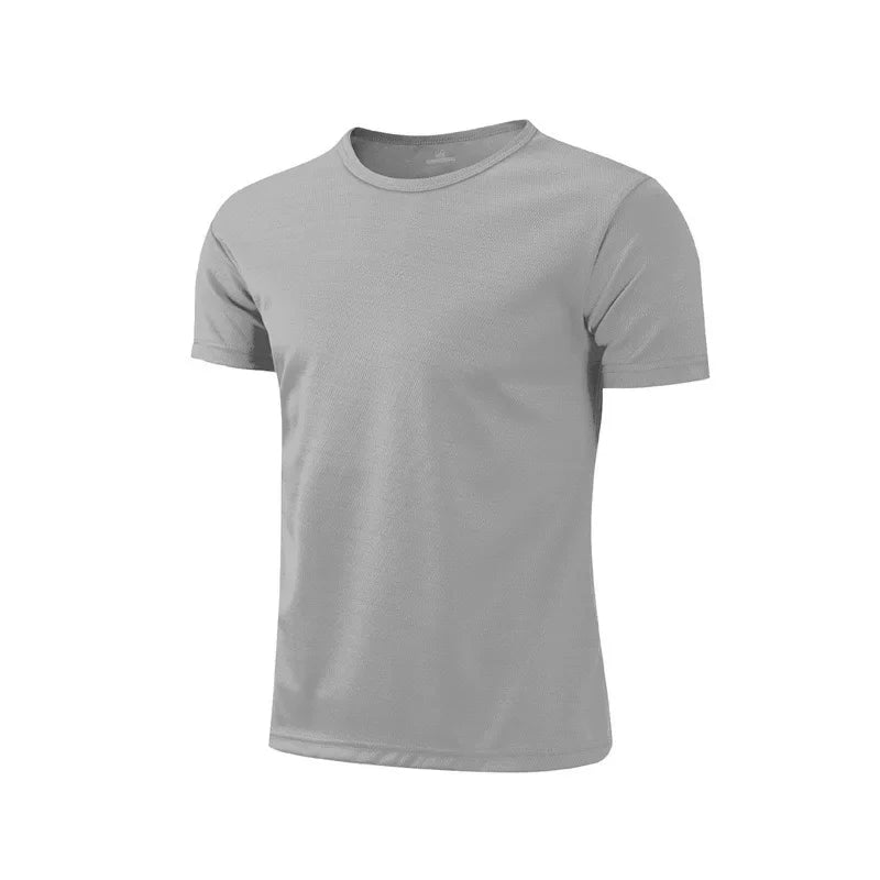 1pcs Men T-Shirts Running Shirt Boys Soccer Shirts Mens Jersey Sportswear Mens Jogging Quick Dry Compression Fitness Top clothe