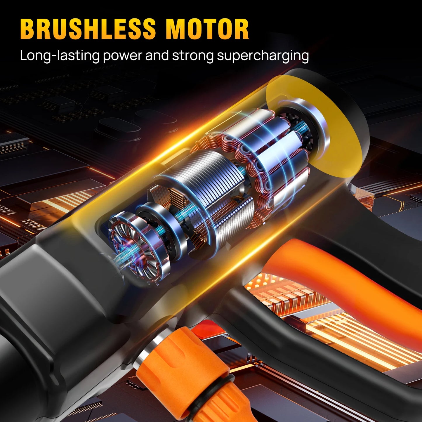 Cordless Pressure Washer 21V 45 Bar Portable Pressure Washer with 2PCS Batteries 6-in-1 Adjustable Nozzle Pressure Cleaner