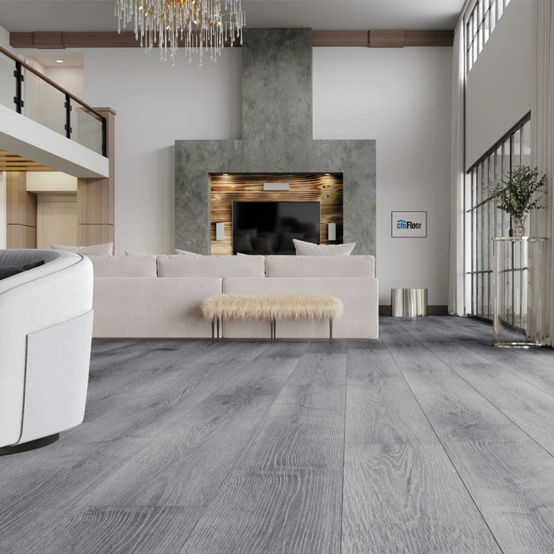 Livingandhome 36pcs Rustic Lifelike Wood Grain Self-adhesive PVC Flooring Laminate Flooring Planks for Home Decor
