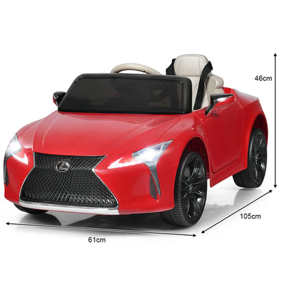DORTALA Lexus Licensed Electric Ride on Car 12V Battery Kids Car Toy w/Remote Control
