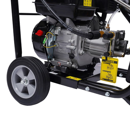 7.5Hp High Pressure Gasoline Washing Machine Petrol Pressure Washer with Gun Hose Nozzles Ohv 420CC 2465 Psi /170 Bar
