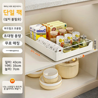 Stainless Steel Pull out Kitchen Countertop Storage Rack Multi Functional Microwave Oven Rice Cooker Oven Organizer Shelf