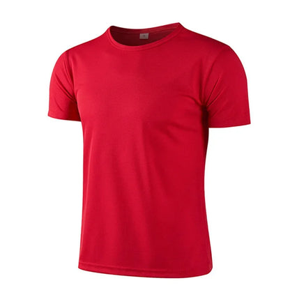 1pcs Men T-Shirts Running Shirt Boys Soccer Shirts Mens Jersey Sportswear Mens Jogging Quick Dry Compression Fitness Top clothe
