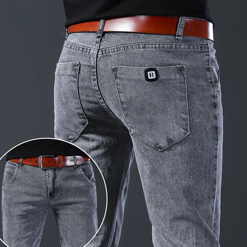 Jeans Men Korean Style Straight