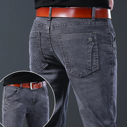 Jeans Men Korean Style Straight