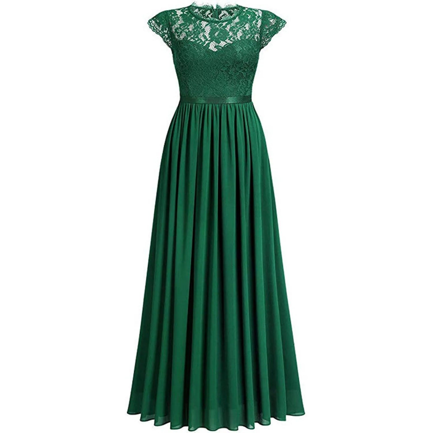 Lady Casual Lace Sleevesless Maxi Dress