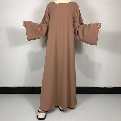 Basic Plain Abaya With Free Belt High Quality.