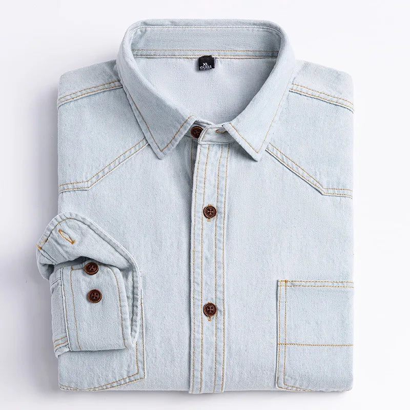 Classic Cotton Denim Shirts