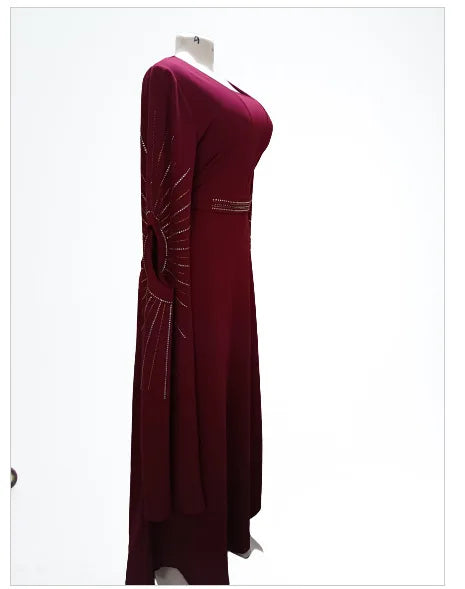 Muslim Party Dress for Women Jalabiya Abaya Ramadan Long Sleeve Dresses Abayas WomanKimono Robe Moroccan Caftan Vestidos 2023