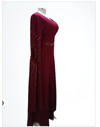 Muslim Party Dress for Women Jalabiya Abaya Ramadan Long Sleeve Dresses Abayas WomanKimono Robe Moroccan Caftan Vestidos 2023