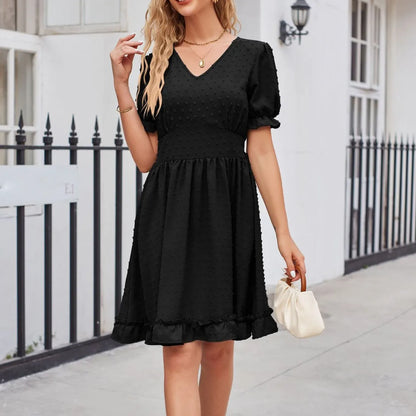 Elegant Bodycon Sexy Cotton Women'S Dress
