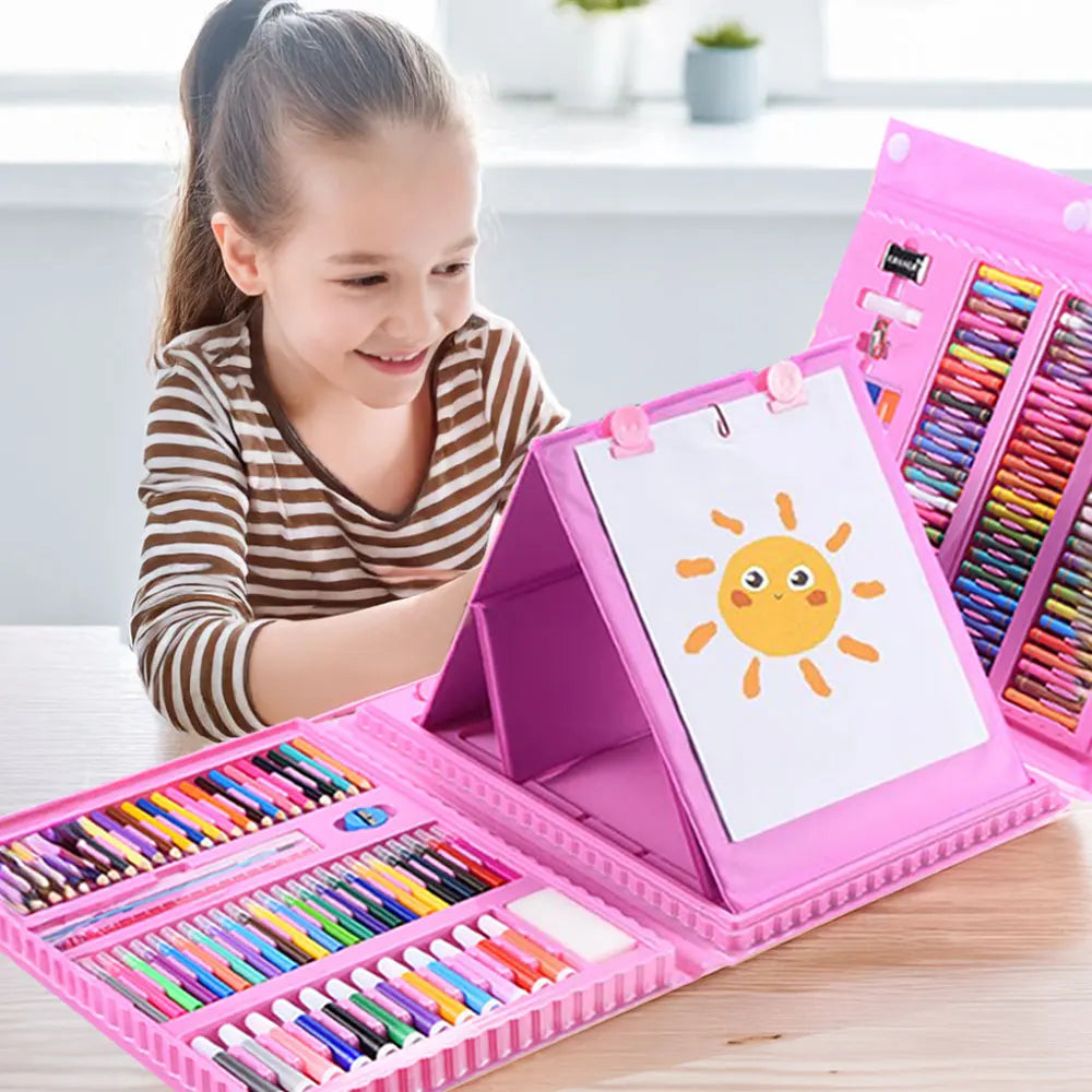 Portable Art Set Drawing Painting Art Supplies for Kids