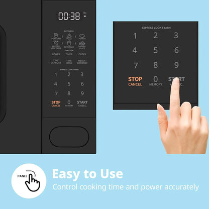 COMFEE 700w 20 Litre Digital Microwave Oven with 6 Cooking Presets, Express Cook, 11 Power Levels, Defrost, and Memory Function