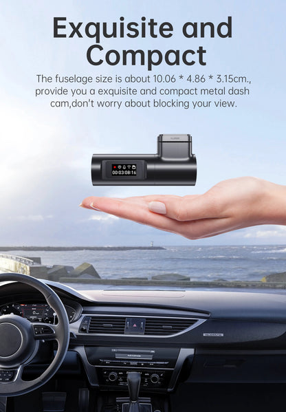 LINGDU D100 Dash Cam 2.5K 1440P Dash Camera for Cars WiFi Built in GPS Smart Voice Control 24H Parking Monitor WDR Night Vision