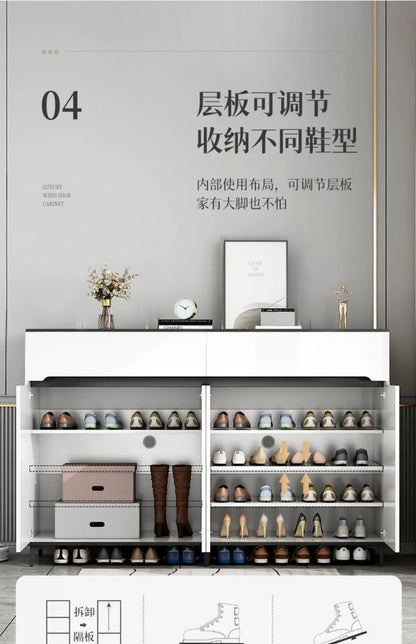 Pull Out Shoe Rack Entryway Organizer Cabinet Multi Layer Shoe Rack Large Space Saving Zapatera Furniture For Entrance Hall