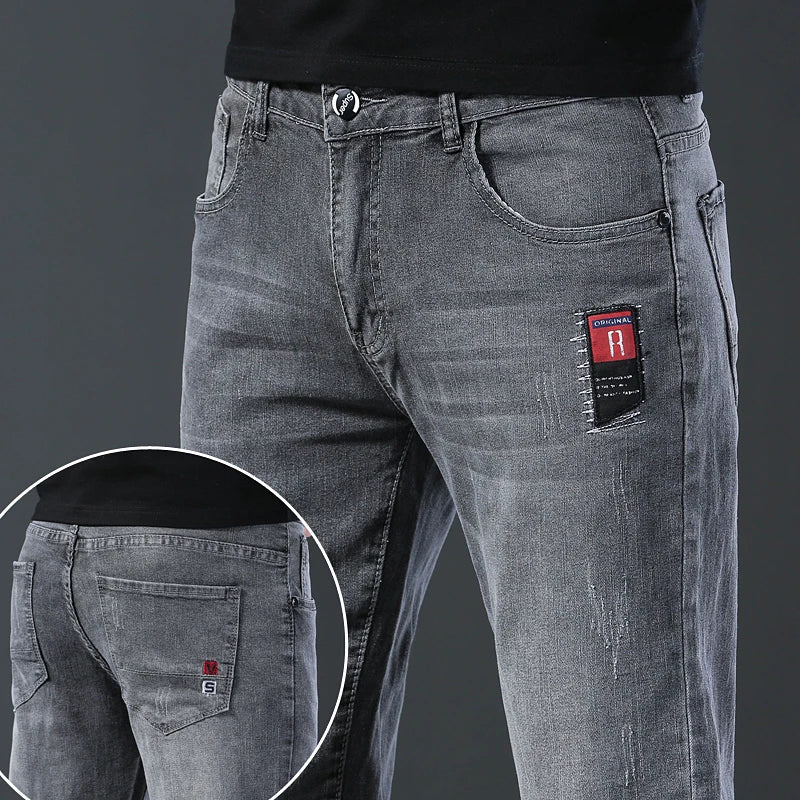 Jeans Men Korean Style Straight