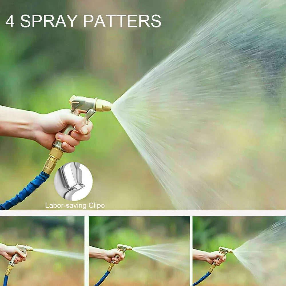 High Pressure metal Garden Water Spray Gardening Sprayer Water Hose Jet Household Lawn Car Washing Guns Yard Watering Sprinkle