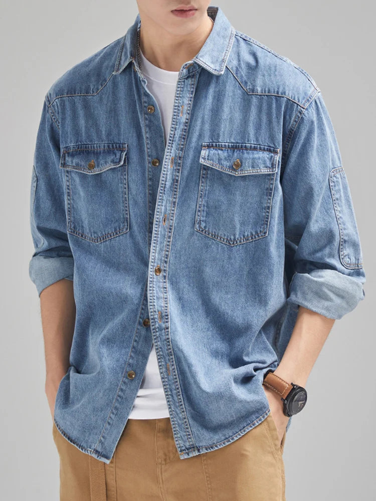 Denim Cotton Men's Shirts