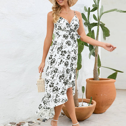 Sweet Floral Printed Dress For Women