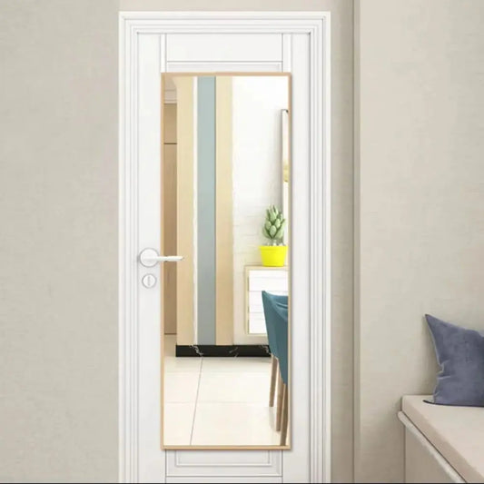 Metal Frame Over the Door Full Length Mirror Gold Large Mirror