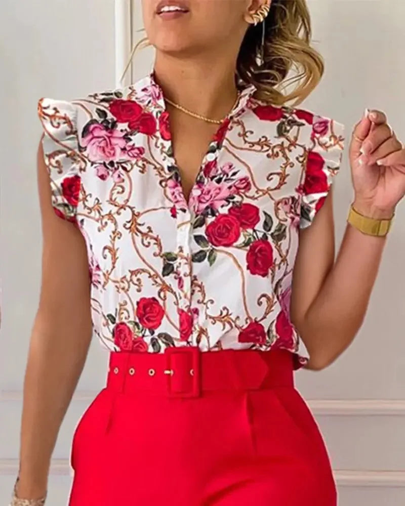 Elegant Women Two Piece Set Suits