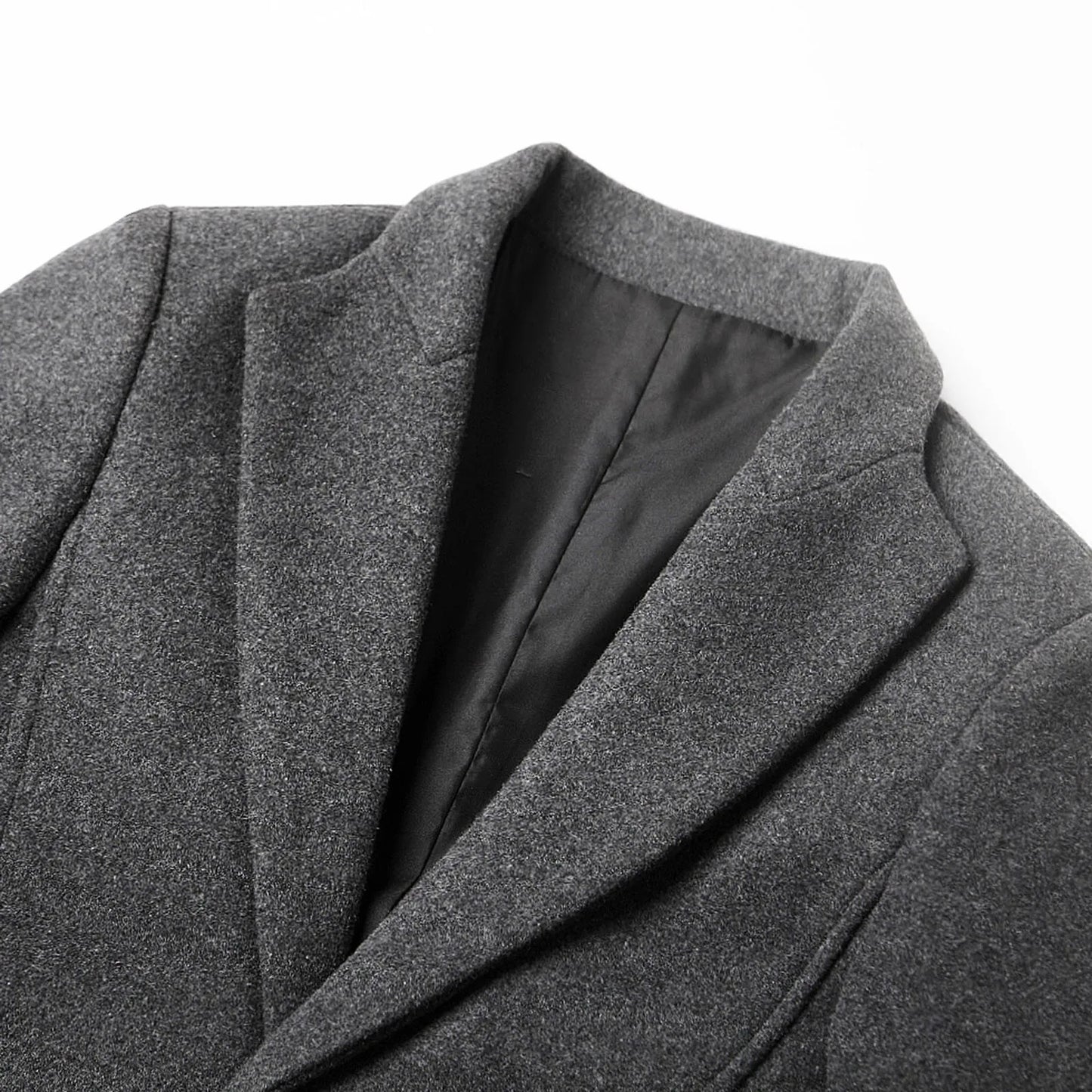 Cashmere Wool Blends Long Coat