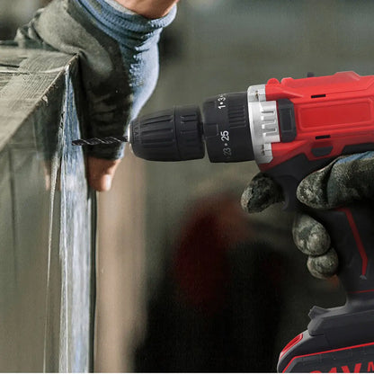 21V Cordless Impact Drill Electric Screwdriver Electric Hammer Drill Mini Wireless Hand Drill  Home DIY Electric Power Tools