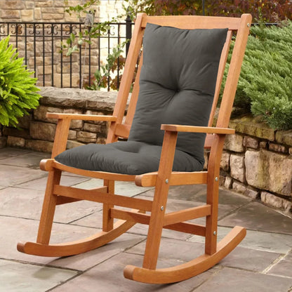 Livingandhome Grey Rectangular Tufted Bench Cushion Seat Pad for Home