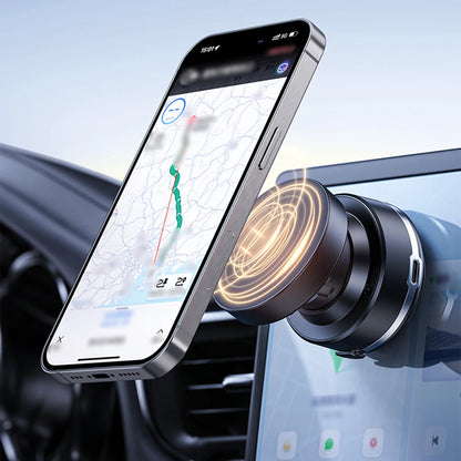 For Magsafe Magnetic Vacuum Car Phone Holder Mobile Phone Holder Car Magnetic Holder for Iphone 16/15/14/13/12 Plus Pro Max Mini