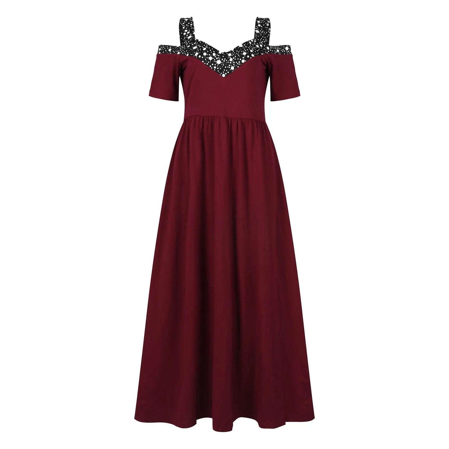 Women Elegant Halterneck Backless Long Dress