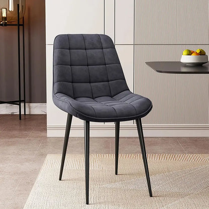 2 Pcs Velvet Upholstered Dining Chairs with Metal Legs for Living Room, Garden, Kitchen, Bedroom