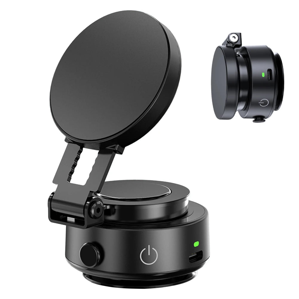 For Magsafe Magnetic Vacuum Car Phone Holder 360° Rotating Folding Intelligent Car Mount Mobile Phone Holder for Magsafe iPhone