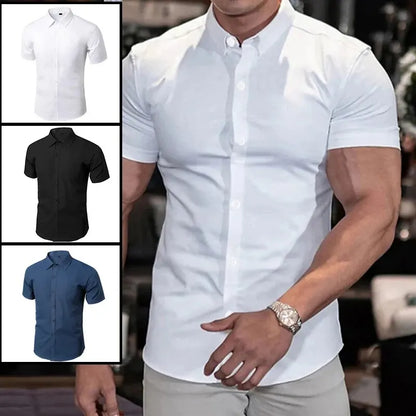 Summer Men's No-Ironing Shirt