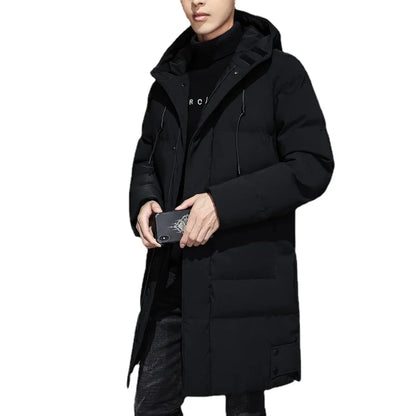 High Quality Male Black Warm Coats / Jackets