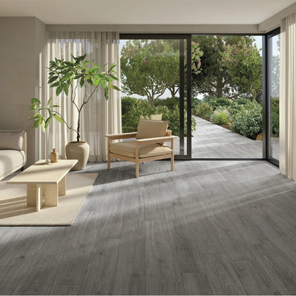 Livingandhome 36pcs Rustic Lifelike Wood Grain Self-adhesive PVC Flooring Laminate Flooring Planks for Home Decor