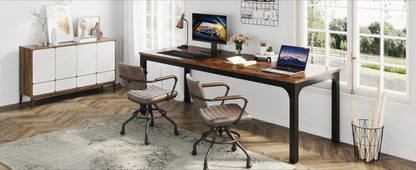 78.7 Inches Extra Long Computer Desk 2 Person Desk, Double Long Desk, Workstaion For Home Office