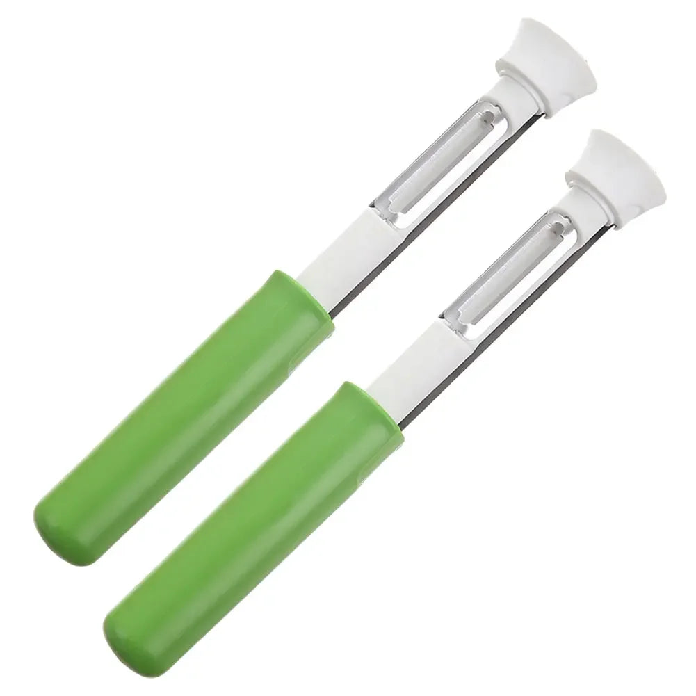 2 in 1 Apple Peeler Telescopic Stainless Steel Apple Core Remover Apple Coring Tool Apple Seed Remover Kitchen Gadgets Tool